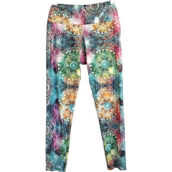 Onzie "Space Jewels" Capri Leggings, Size XS, Multicolor - Picture 3 of 6
